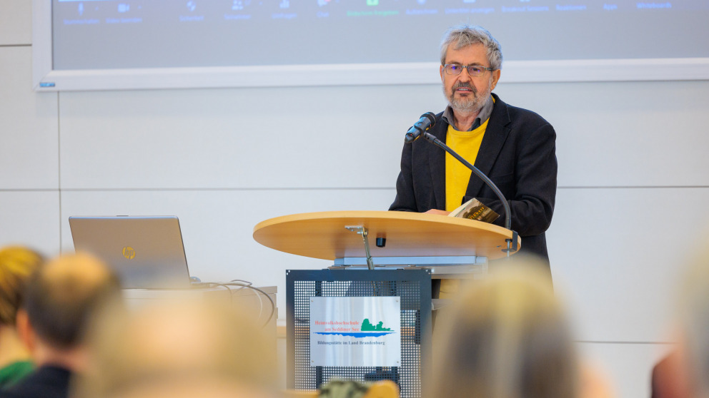 Axel Vogel, Minister für Landwirtschaft, Umwelt und Klimaschutz des Landes Brandenburg, hob den Beitrag der Nachhaltigkeitsplattform für die Stärkung der Resilienz Brandenburgs in Zeiten des Klimawandels hervor.