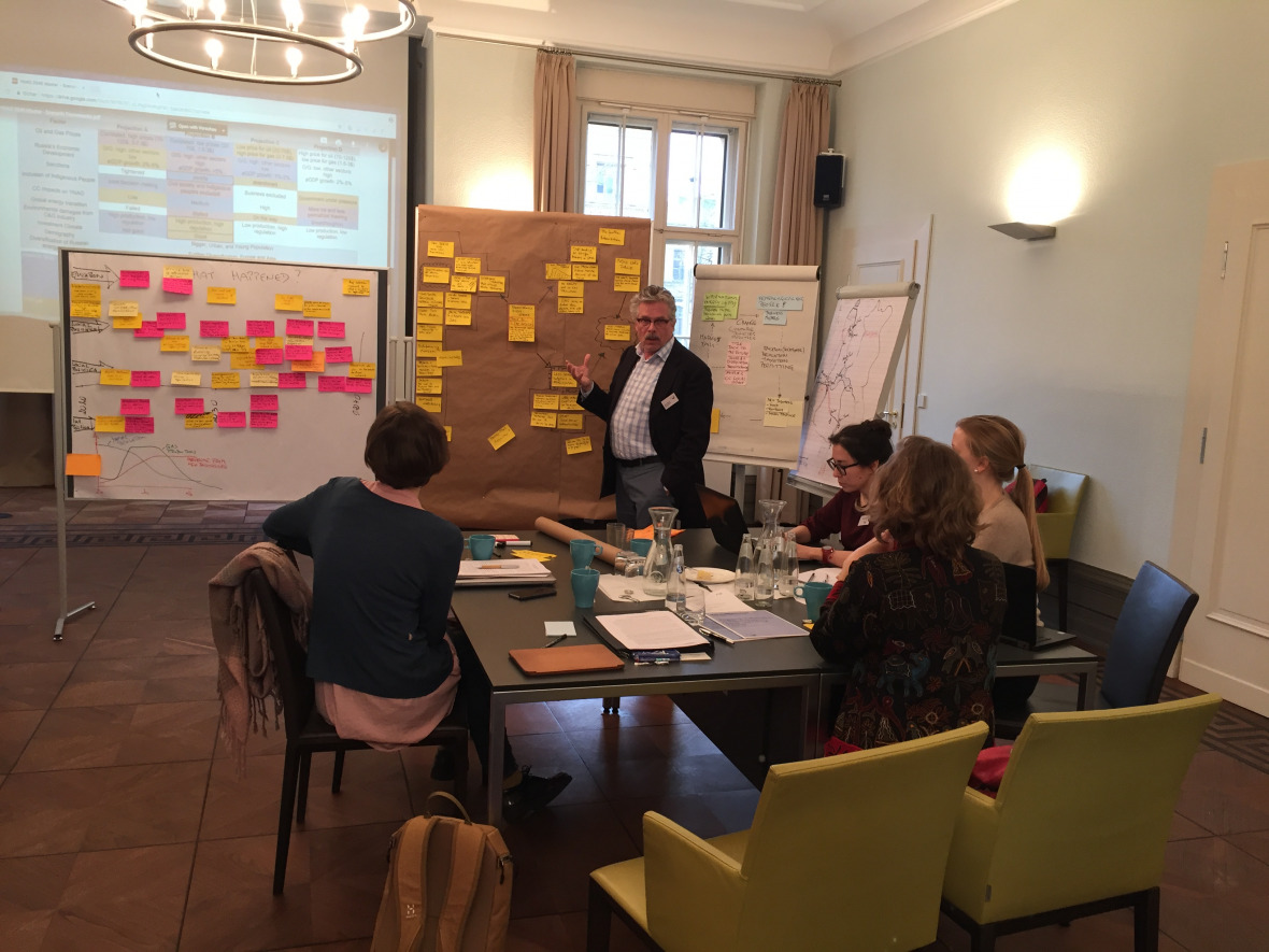 Participants of a Blue-Action workshop in Potsdam. The project investigates Arctic changes on local populations and ecosystems. 